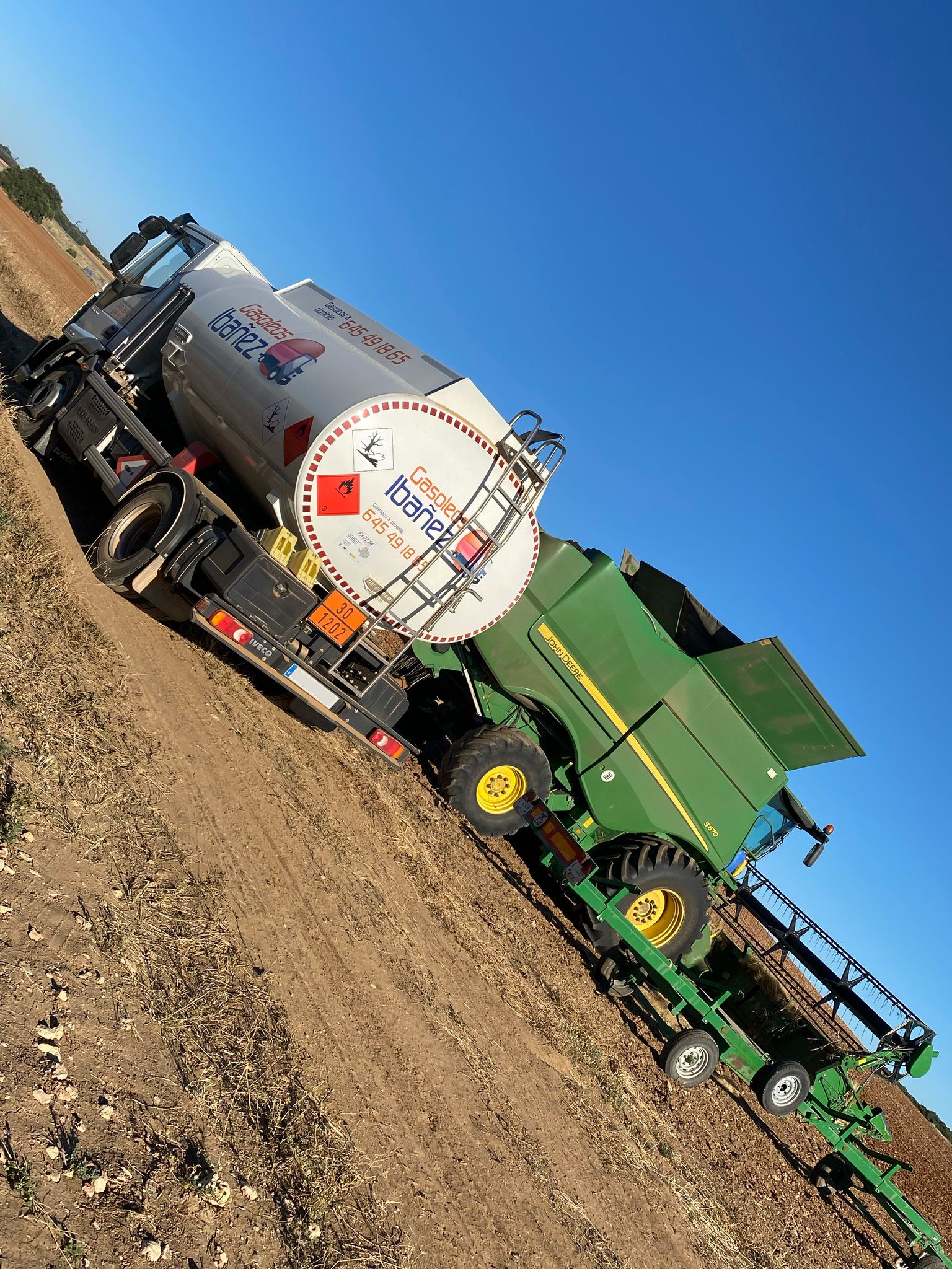 Gasóleos Ibáñez - reparto de gasóleo agrícola a domicilio